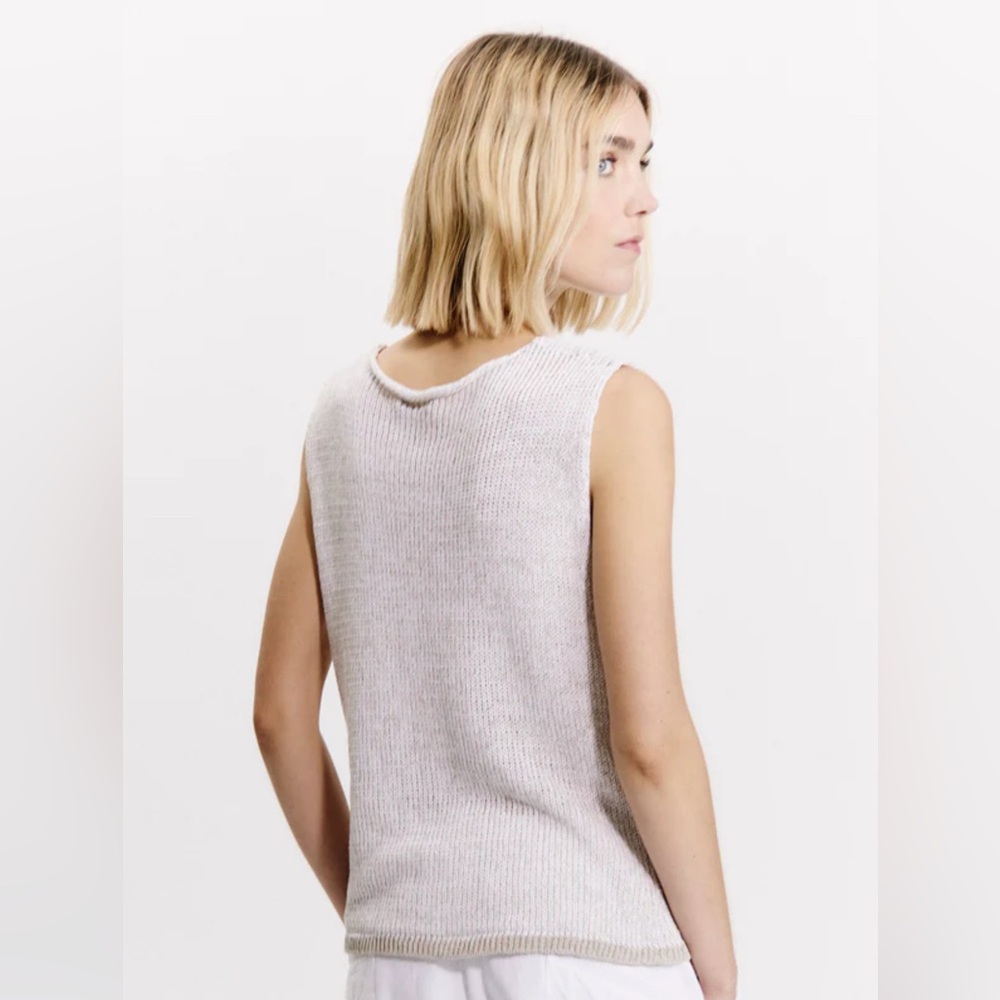 Transit black and white knit tank. Made is Italy size 1 or small.